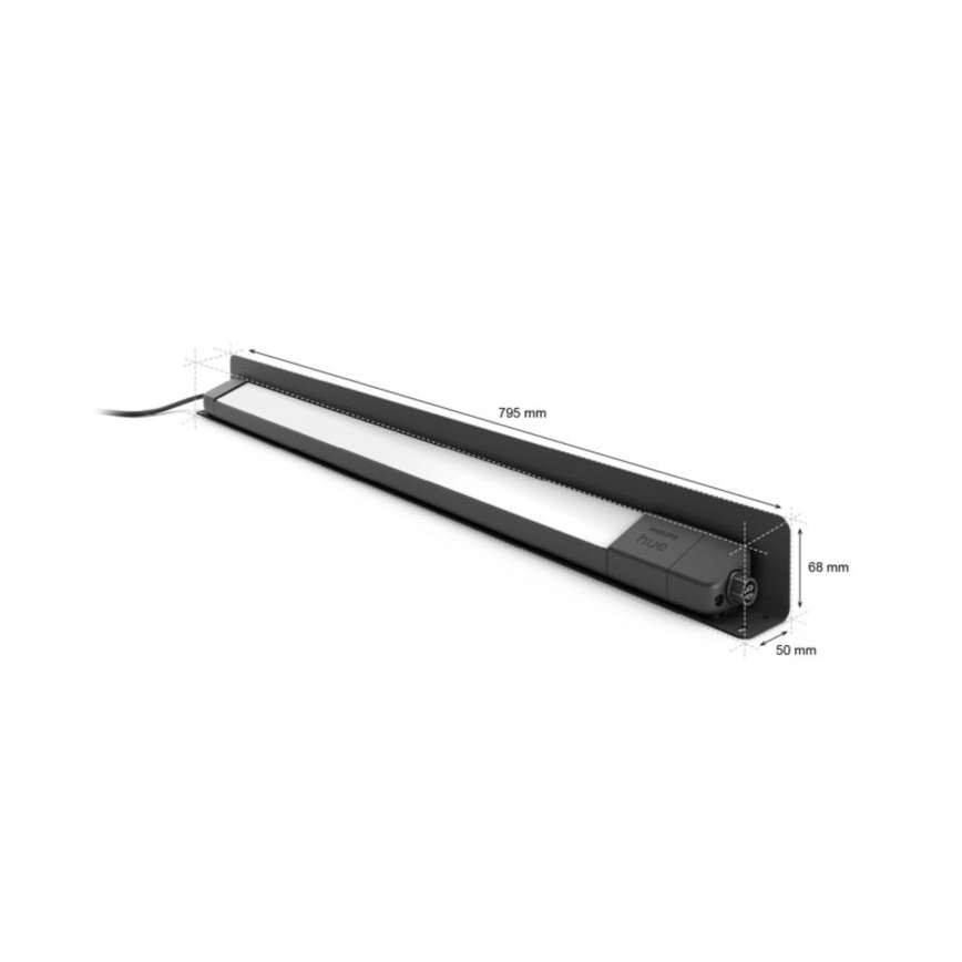Philips - LED RGBW Stmívatelné venkovní svítidlo Hue White and Color Ambiance LED/20W/24V IP65