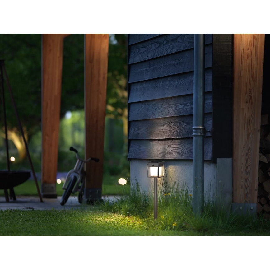 Philips - LED Solární lampa se senzorem BLAISE LED/1,5W/3,7V 2600 mAh 3000K IP44