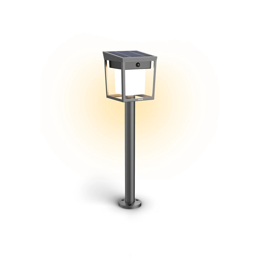 Philips - LED Solární lampa se senzorem BLAISE LED/1,5W/3,7V 2600 mAh 3000K IP44