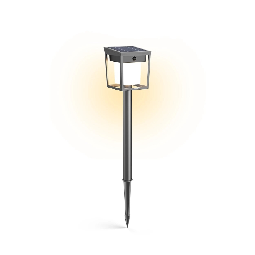 Philips - LED Solární lampa se senzorem BLAISE LED/1,5W/3,7V 2600 mAh 3000K IP44