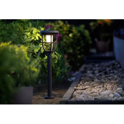 Philips - LED Solární lampa se senzorem RADII LED/1,3W/3,7V 2000 mAh 3000K IP44