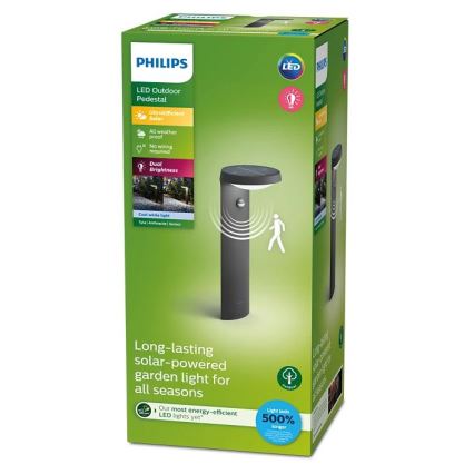 Philips - LED Solární lampa se senzorem pohybu a soumraku LED/1,2W/4V 1800 mAh 4000K IP44