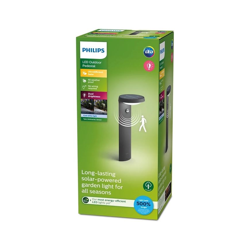 Philips - LED Solární lampa se senzorem LED/1,2W/4V 1800 mAh 4000K IP44