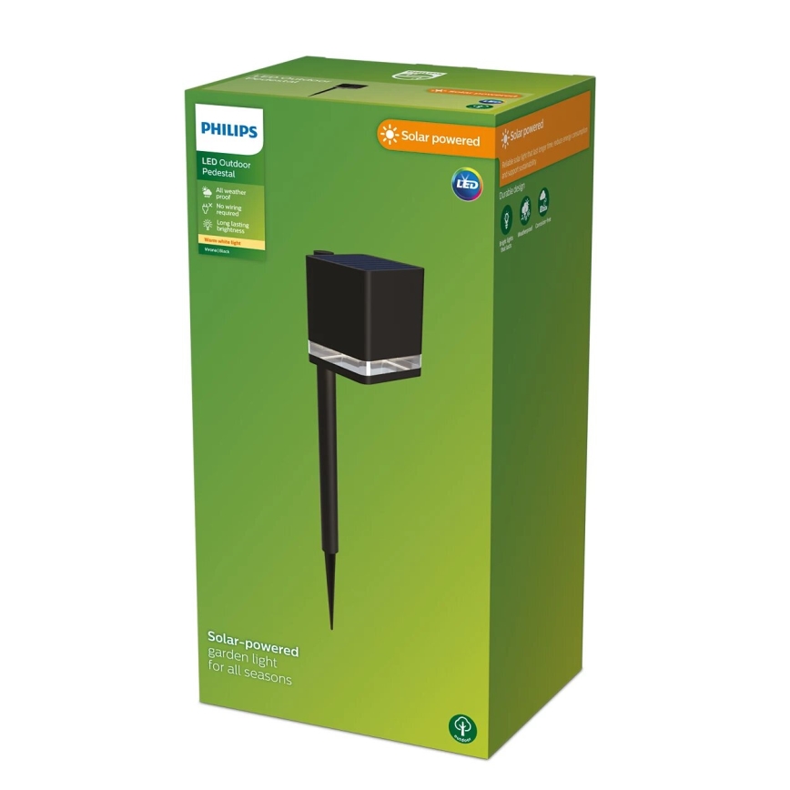 Philips - LED Solární lampa VIRONA LED/1,8W/3,7V 2600 mAh 2700K IP44