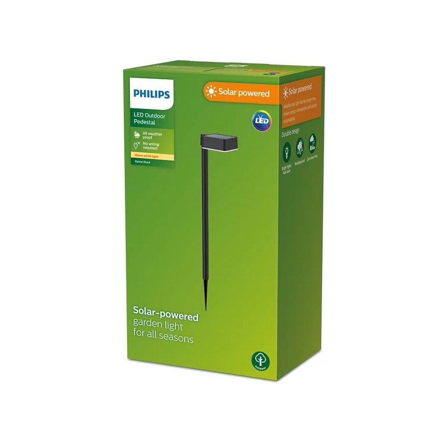 Philips - LED Solární lampa VYNCE LED/1,5W/3,7V 1500 mAh IP44