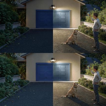 Philips - LED Solární nástěnné svítidlo se senzorem ZYREN LED/24,5W/3,7V 2600 mAh 3000K IP65