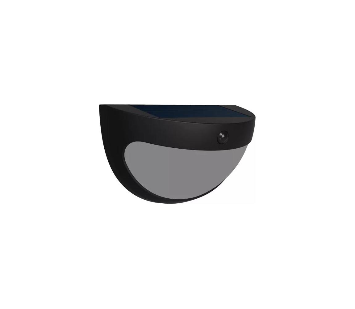 Philips - LED Solární nástěnné svítidlo se senz. SWYN LED/3,8W/3,7V 800 mAh IP44 872110310555400 Černá