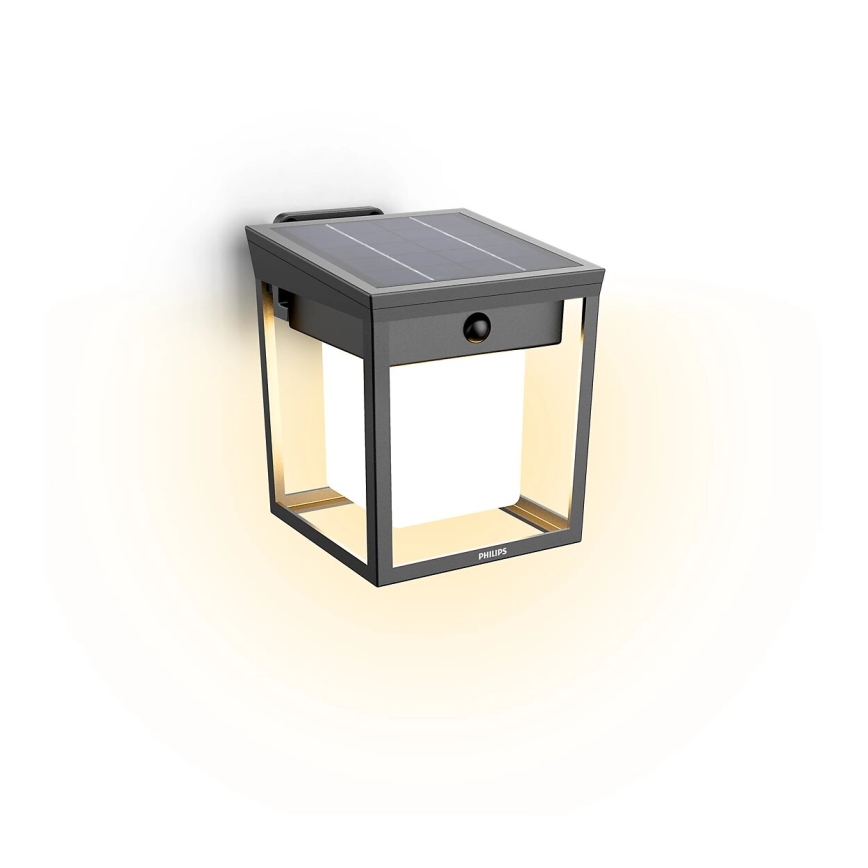 Philips - LED Solární nástěnné svítidlo se senzorem BLAISE LED/1,5W/3,7V 2600 mAh 3000K IP44