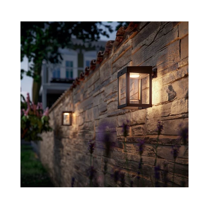 Philips - LED Solární nástěnné svítidlo se senzorem pohybu a soumraku CAMILL LED/1,4W/3,7V 2000 mAh IP44