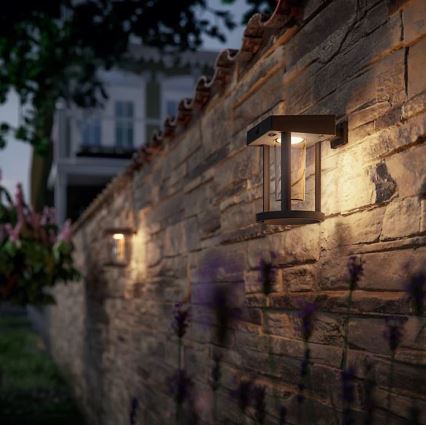 Philips - LED Solární nástěnné svítidlo se senzorem CAMILL LED/1,4W/3,7V 2000 mAh IP44