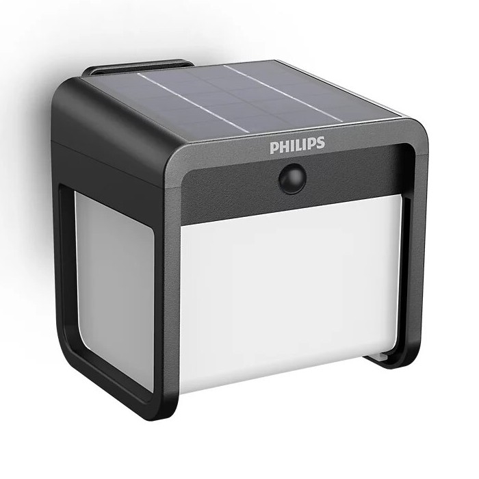 Philips - LED Solární nástěnné svítidlo se senzorem EZRA LED/1,8W/3,7V 2600 mAh 3000K IP44