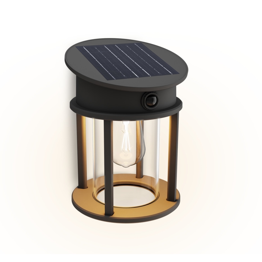Philips - LED Solární nástěnné svítidlo se senzorem GERI LED/3,2W/3,7V 2700K IP44