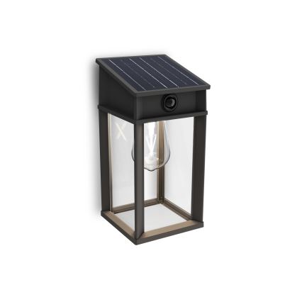 Philips - LED Solární nástěnné svítidlo se senzorem GERI LED/3,2W/3,7V 2600 mAh 4000K IP44