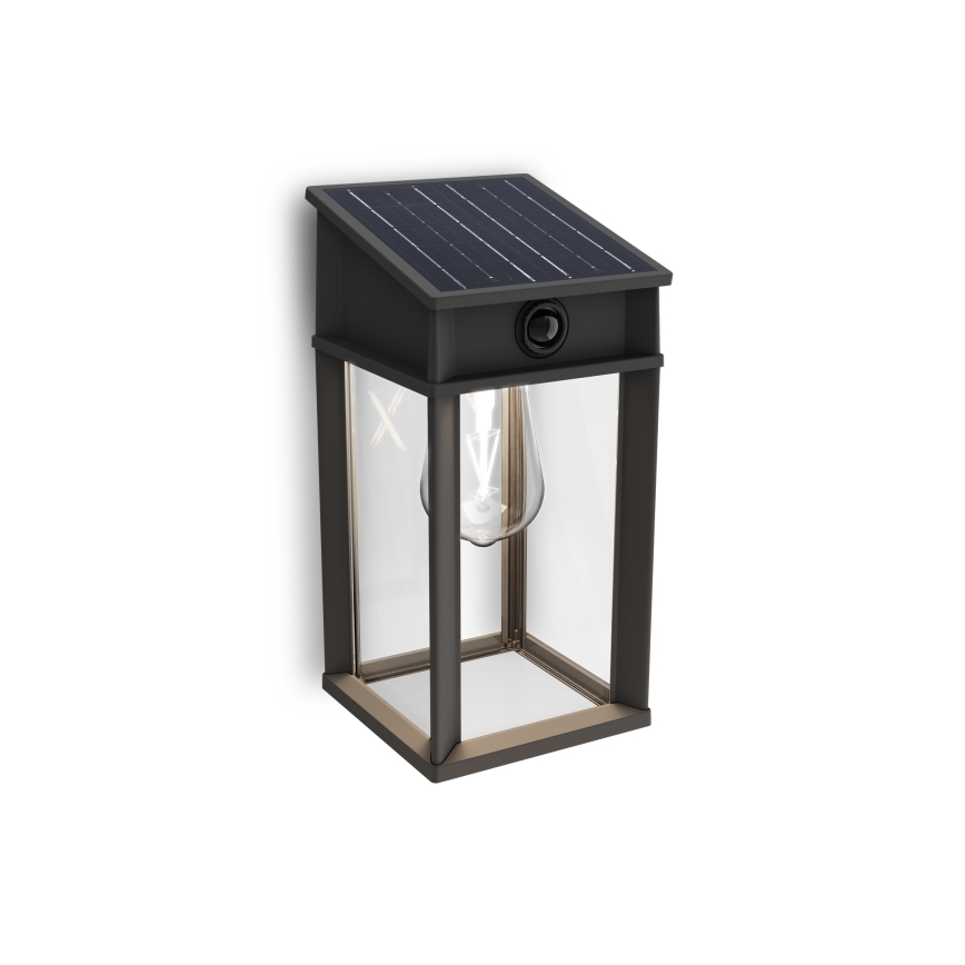 Philips - LED Solární nástěnné svítidlo se senzorem GERI LED/3,2W/3,7V 2600 mAh 4000K IP44