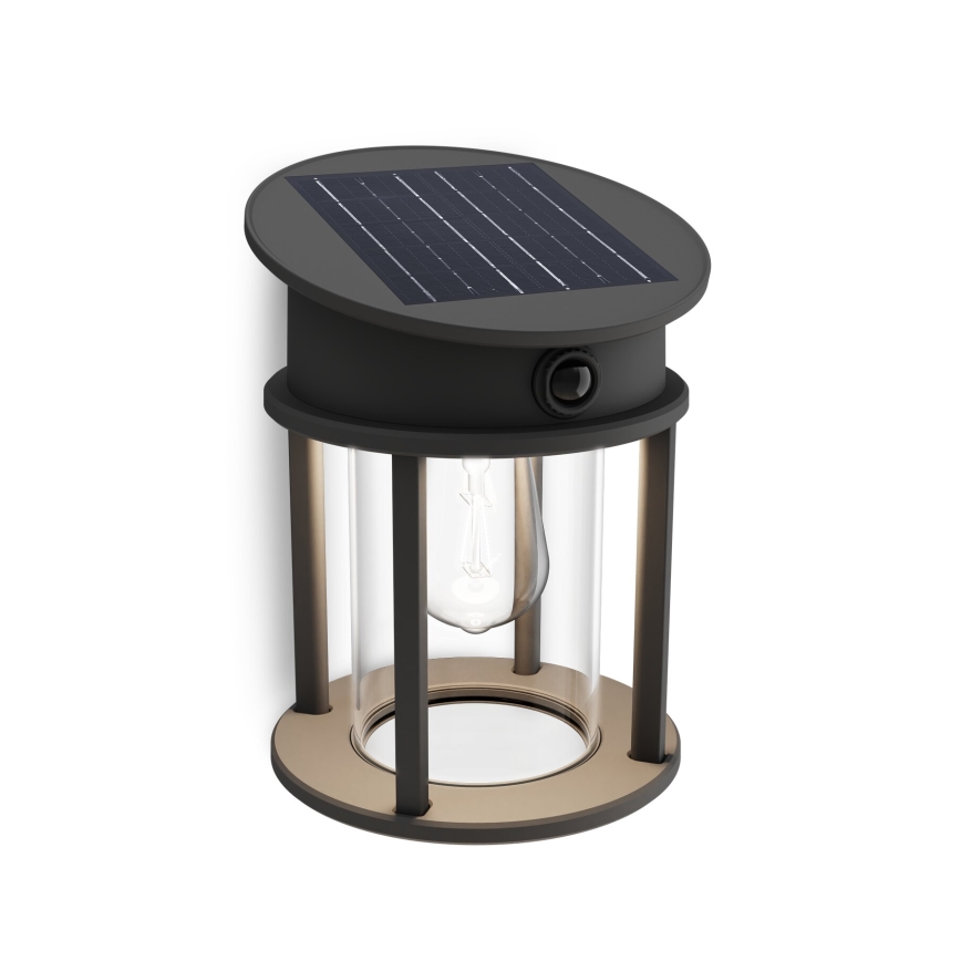 Philips - LED Solární nástěnné svítidlo se senzorem GERI LED/3,2W/3,7V 2600 mAh 4000K IP44