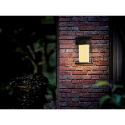 Philips - LED Solární nástěnné svítidlo se senzorem JUDA LED/3,2W/3,7V 2700K IP44