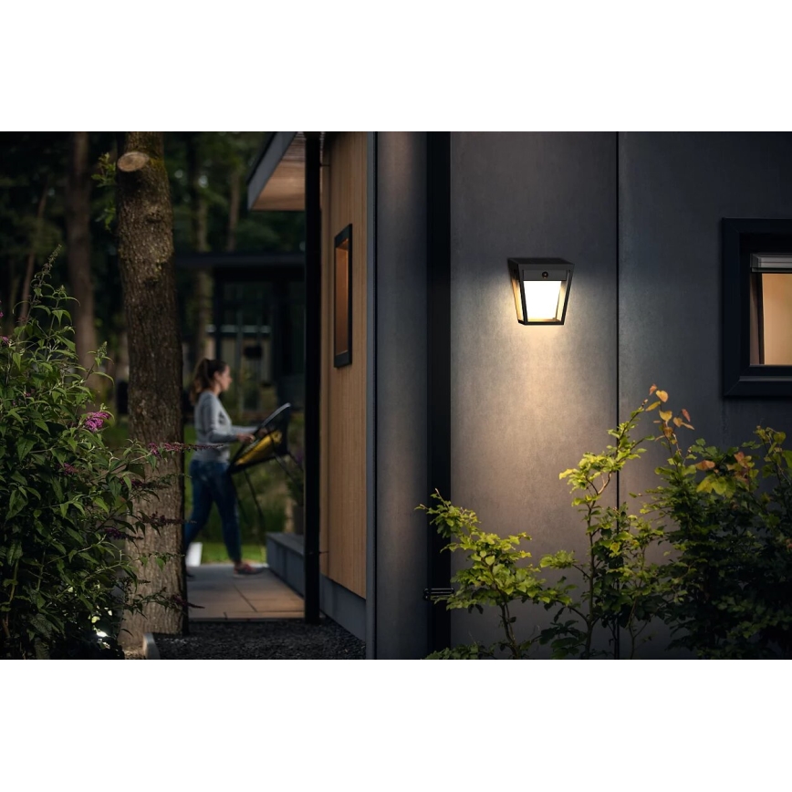 Philips - LED Solární nástěnné svítidlo se senzorem NISSA LED/1,8W/3,7V 2600 mAh 3000K IP44