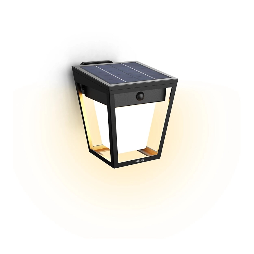 Philips - LED Solární nástěnné svítidlo se senzorem NISSA LED/1,8W/3,7V 2600 mAh 3000K IP44