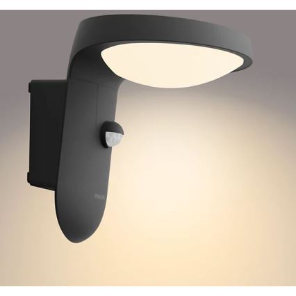 Philips - LED Solární nástěnné svítidlo se senzorem LED/1,2W/4V 1800 mAh 3000K IP44