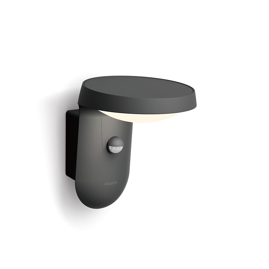 Philips - LED Solární nástěnné svítidlo se senzorem LED/1,2W/4V 1800 mAh 3000K IP44