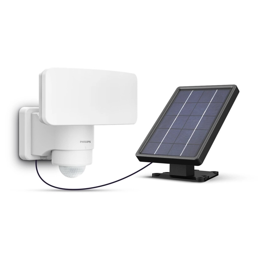 Philips - LED Solární nástěnné svítidlo se senzorem TYLUS LED/6W/3,7V 2600 mAh 3000K IP44