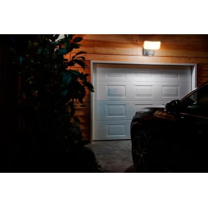 Philips - LED Solární nástěnné svítidlo se senzorem TYLUS LED/6W/3,7V 2600 mAh 3000K IP44