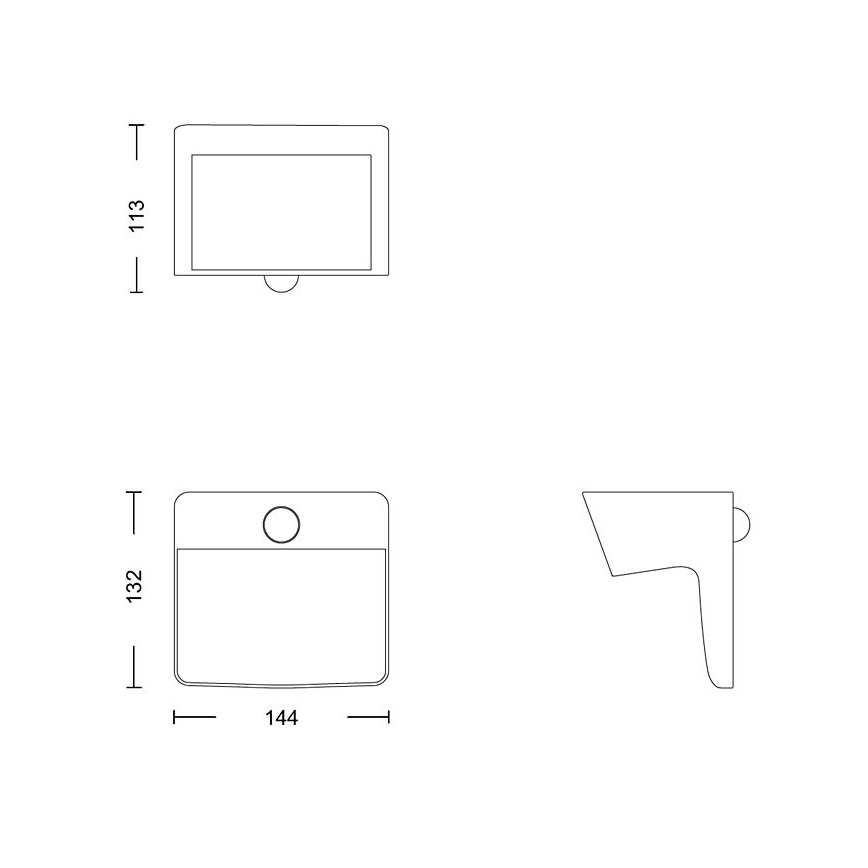 Philips - LED Solární nástěnné svítidlo se senzorem YARIXA LED/2,2W/3,7V 600 mAh IP44