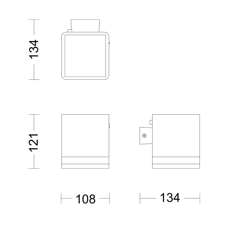 Philips - LED Solární nástěnné svítidlo VIRONA LED/1,8W/3,7V 2600 mAh 2700K IP44