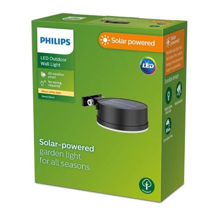 Philips - LED Solární nástěnné svítidlo VYNCE LED/1,5W/3,7V IP44