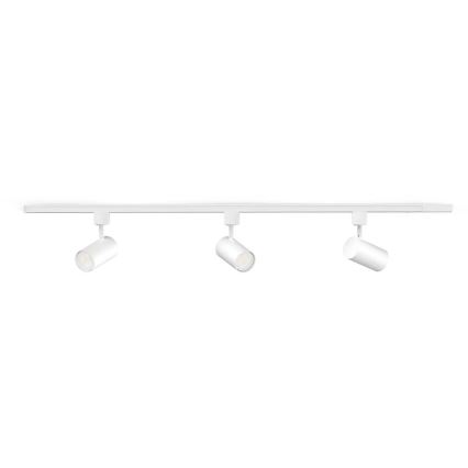 Philips - LED Stmívatelné bodové svítidlo v lištovém systému EASYLINK 3xGU10/6,2W/230V 2200-2700K 1m bílá