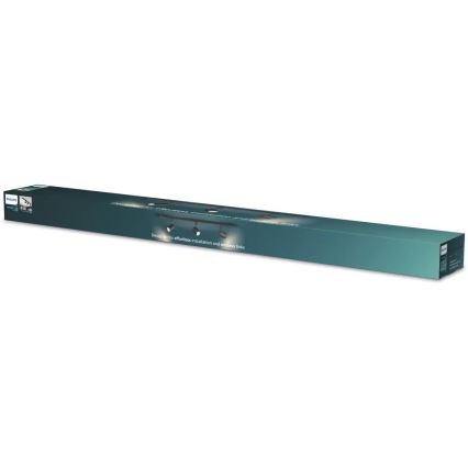 Philips - LED Stmívatelné bodové svítidlo v lištovém systému EASYLINK 3xGU10/6,2W/230V 2200-2700K 1m černá