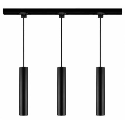 Philips - LED RGBW Stmívatelný lustr na lanku v lištovém systému EASYLINK HUE 3xGU10/4,7W/230V 2200-6500K 1m černá