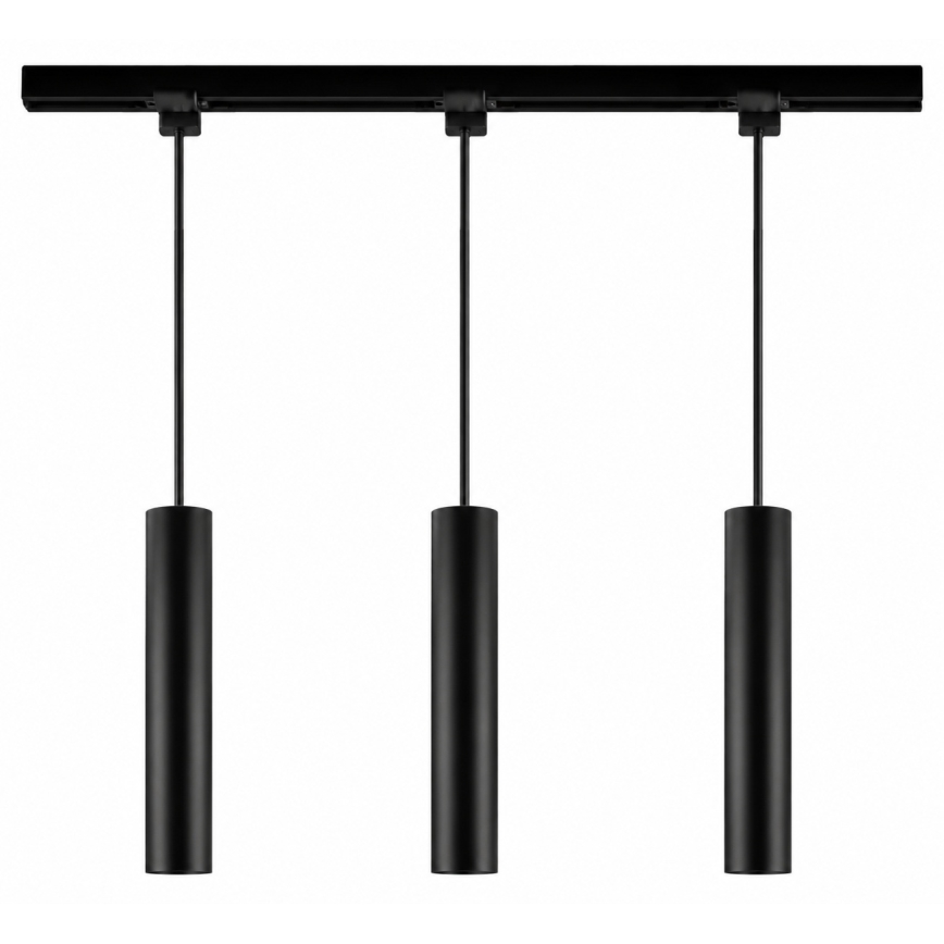 Philips - LED RGBW Stmívatelný lustr na lanku v lištovém systému EASYLINK HUE 3xGU10/4,7W/230V 2200-6500K 1m černá
