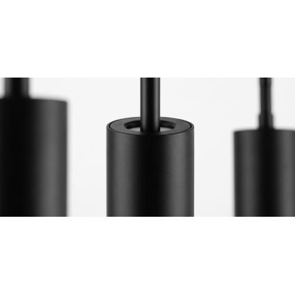 Philips - LED RGBW Stmívatelný lustr na lanku v lištovém systému EASYLINK HUE 3xGU10/4,7W/230V 2200-6500K 1m černá