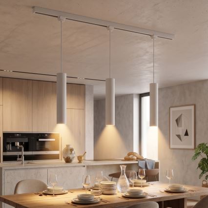 Philips - LED Stmívatelný lustr na lanku v lištovém systému EASYLINK 3xGU10/6,2W/230V 2200-2700K 1m bílá