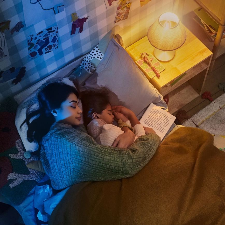 Philips - LED Stmívatelné stropní svítidlo s ventilátorem ATLAS LED/35W/230V matný chrom + dálkové ovládání