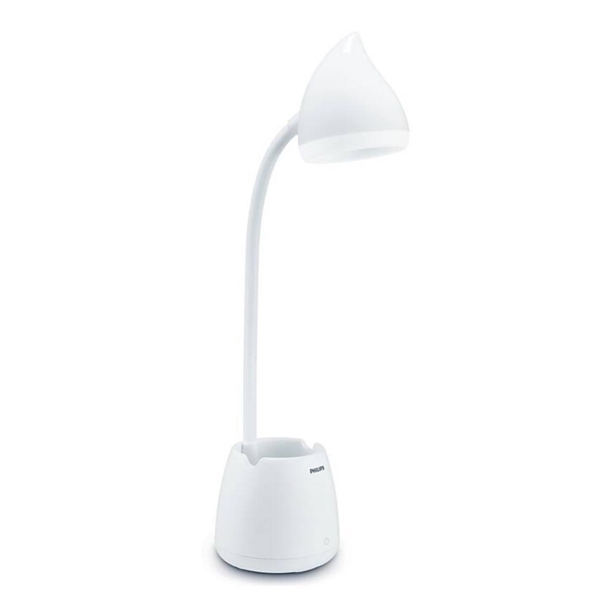 Philips - LED Stmívatelná dotyková stolní lampa HAT LED/4,5W/5V 1800 mAh 3000/4000/5700K CRI 90