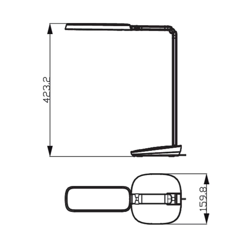 Philips - LED Stmívatelná dotyková stolní lampa LED/14W/230V