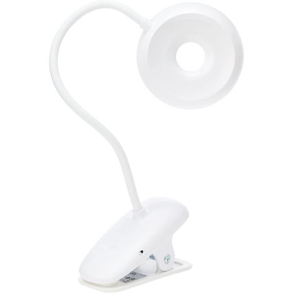 Philips - LED Stmívatelná lampa s klipem DONUTCLIP LED/3W/5V 1200 mAh CRI 90 bílá