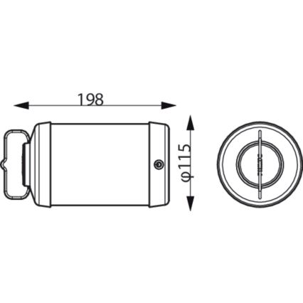 Philips - LED Stmívatelná přenosná lampa CICERO LED/6W/5V 4000 mAh IP54