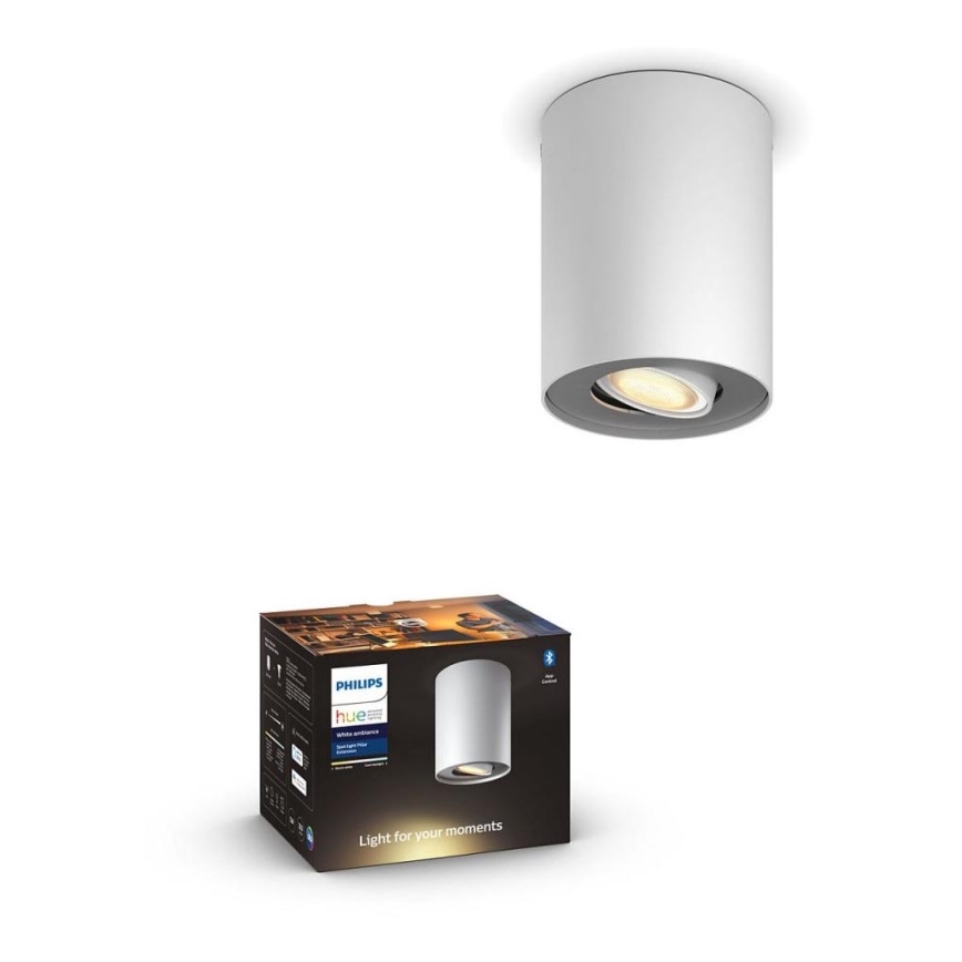 Philips - LED Stmívatelné bodové Hue PILLAR svítidlo 1xGU10/5W/230V