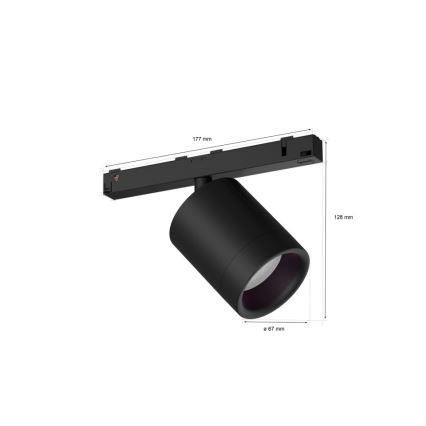 Philips - LED RGB Stmívatelné bodové svítidlo do lištového systému Hue PERIFO LED/5,2W/24V 2000-6500K