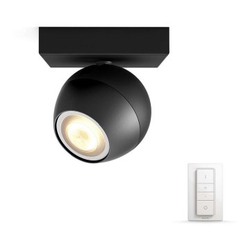 Philips - LED Stmívatelné bodové svítidlo Hue BUCKRAM 1xGU10/5,5W + dálkové ovládání 