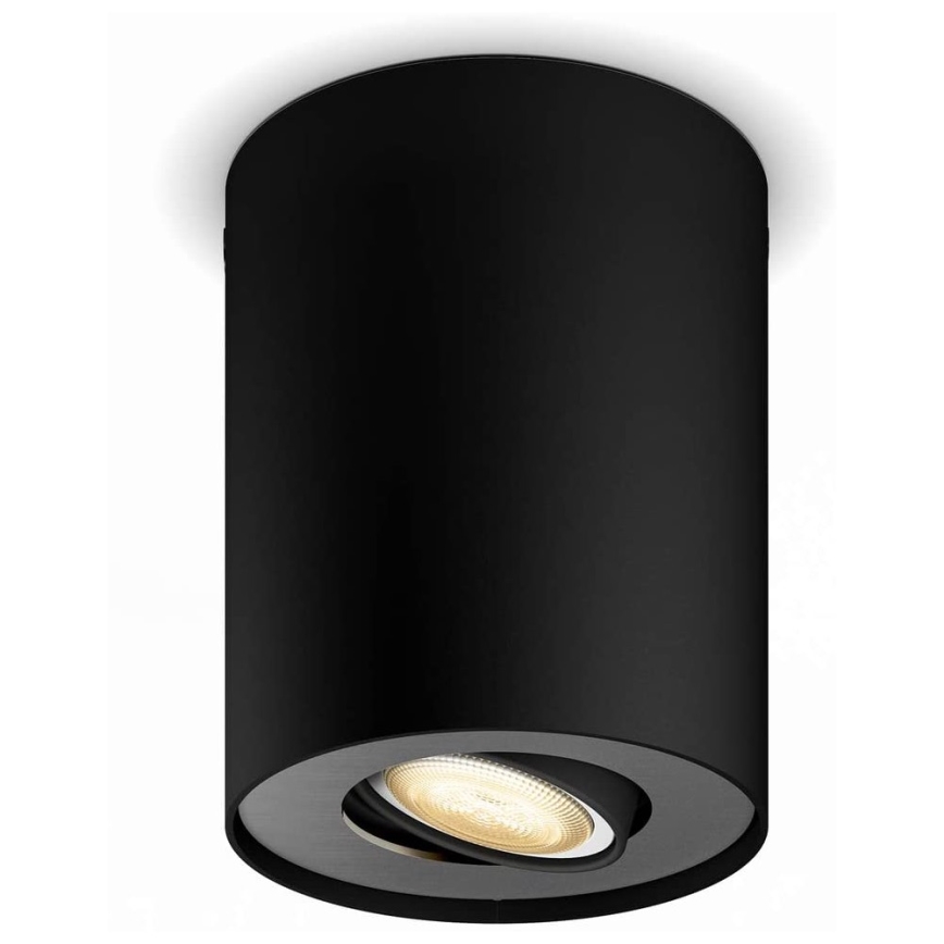 Philips - LED Stmívatelné bodové svítidlo Hue PILLAR 1xGU10/4,2W/230V 2200-6500K černá