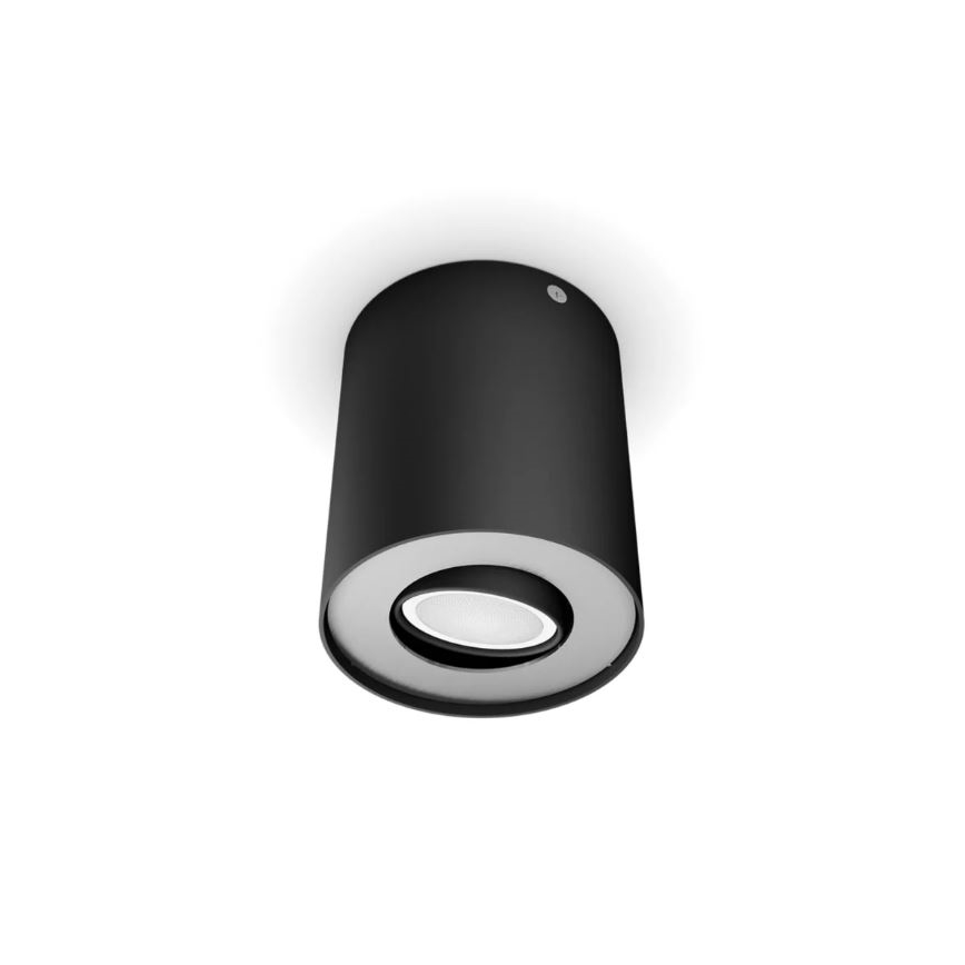Philips - LED Stmívatelné bodové svítidlo Hue PILLAR 1xGU10/4,2W/230V 2200-6500K černá
