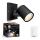 Philips - LED Stmívatelné bodové svítidlo Hue RUNNER 1xGU10/4,2W/230V 2200-6500K + dálkové ovládání černá