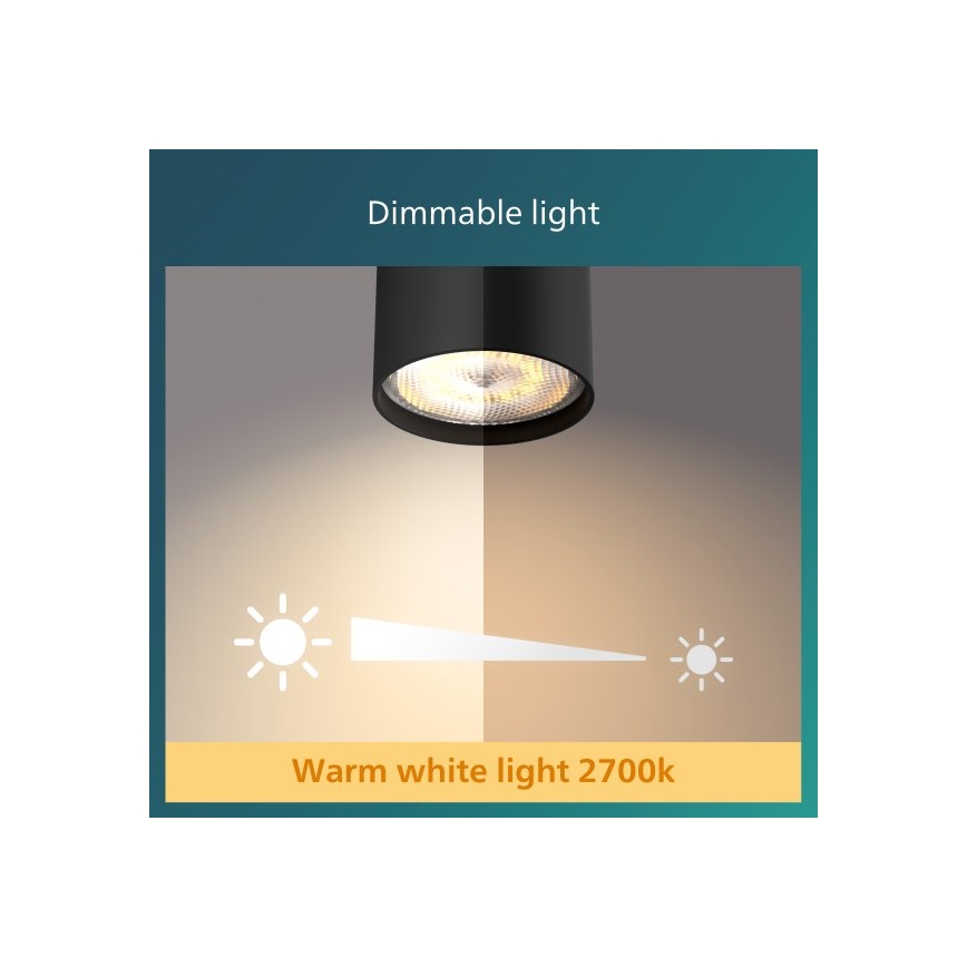 Philips - LED Stmívatelné bodové svítidlo 2xLED/4,5W/230V