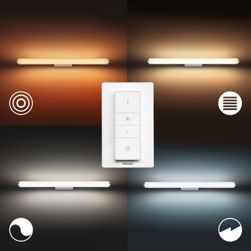 Philips - LED Stmívatelné koupelnové osvětlení Hue ADORE LED/20W/230V IP44 + dálkové ovládání