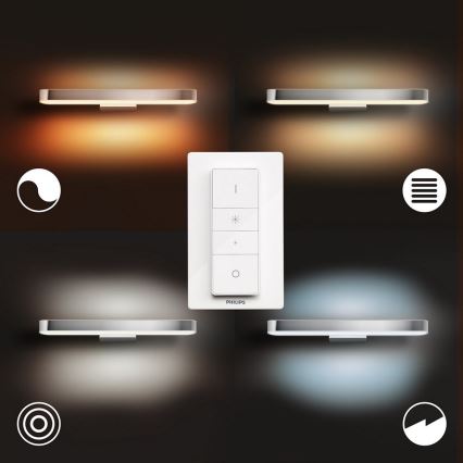 Philips - LED Stmívatelné koupelnové osvětlení zrcadla ADORE LED/33,5W/230V IP44 + dálkové ovládání