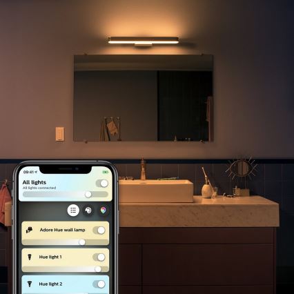 Philips - LED Stmívatelné koupelnové osvětlení zrcadla ADORE LED/33,5W/230V IP44